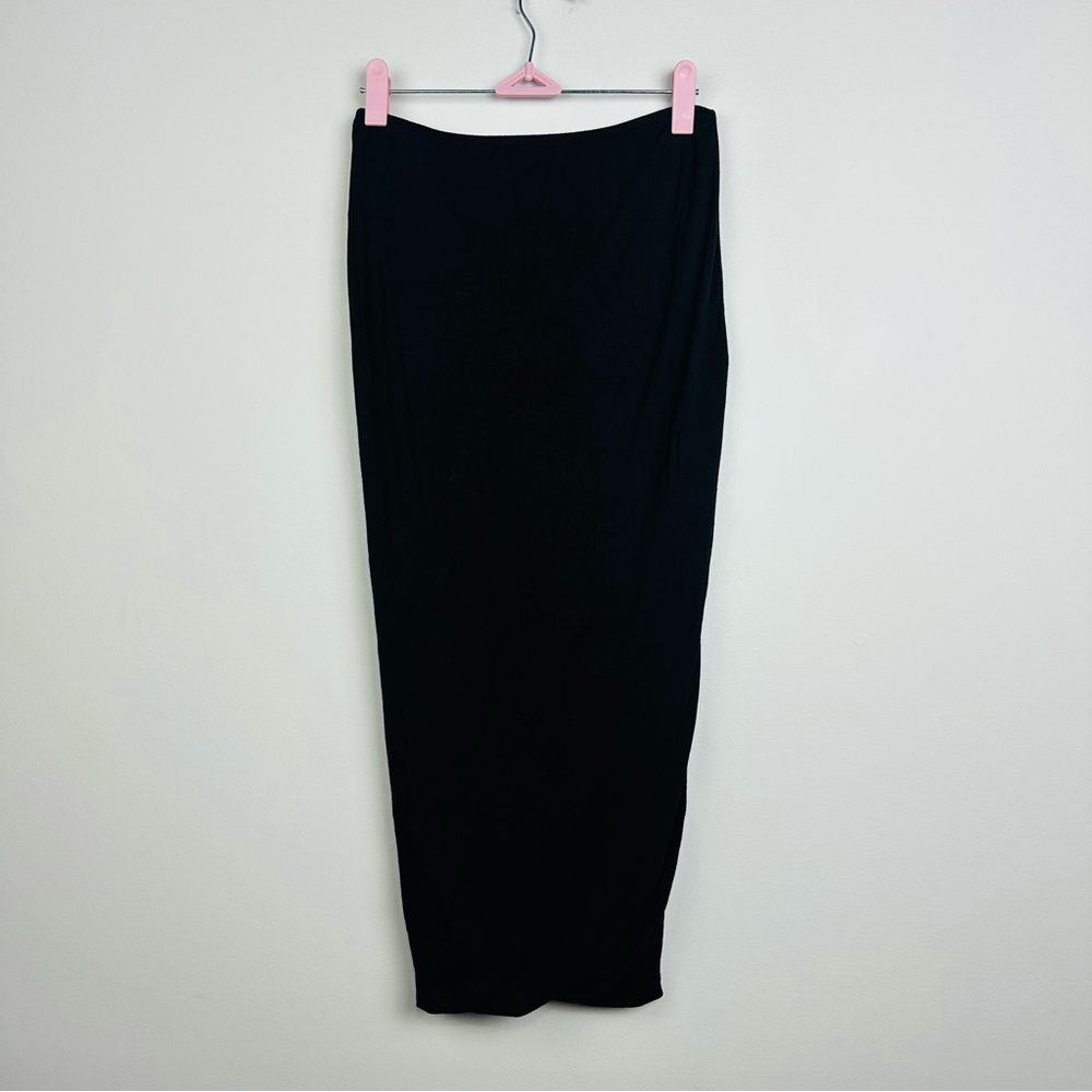 Fashion Nova Classic Black Pencil Fitted Skirt Size Small